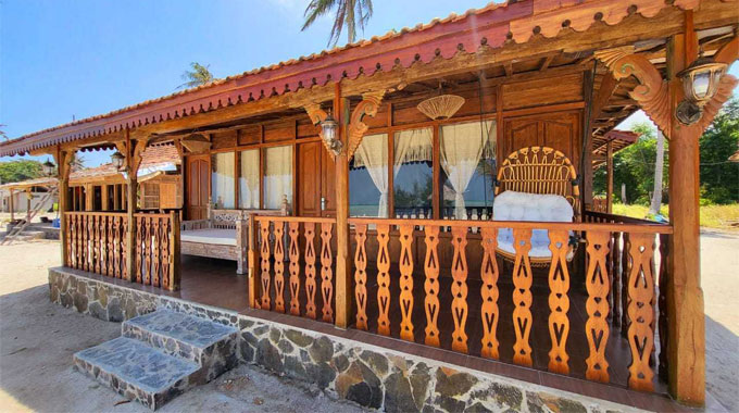 karimunjawa private beach villa